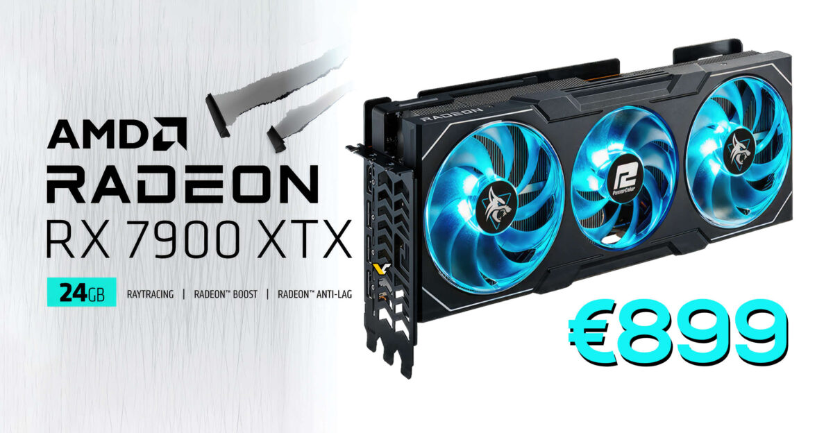 AMD Radeon RX 7900 XTX drops below €900 in Germany for the first time