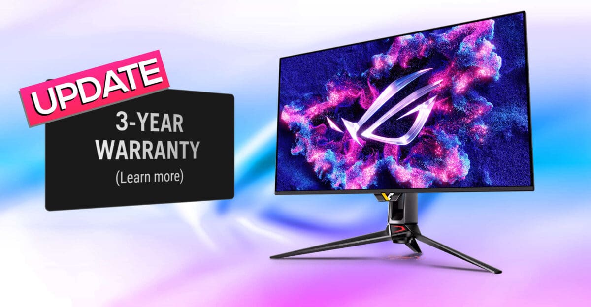 ASUS also extends OLED burn-in warranty to 3 years for ROG PG32UCDM monitor