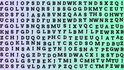 Only 20/20 HD Vision People can Find the Word Jump in 14 Secs